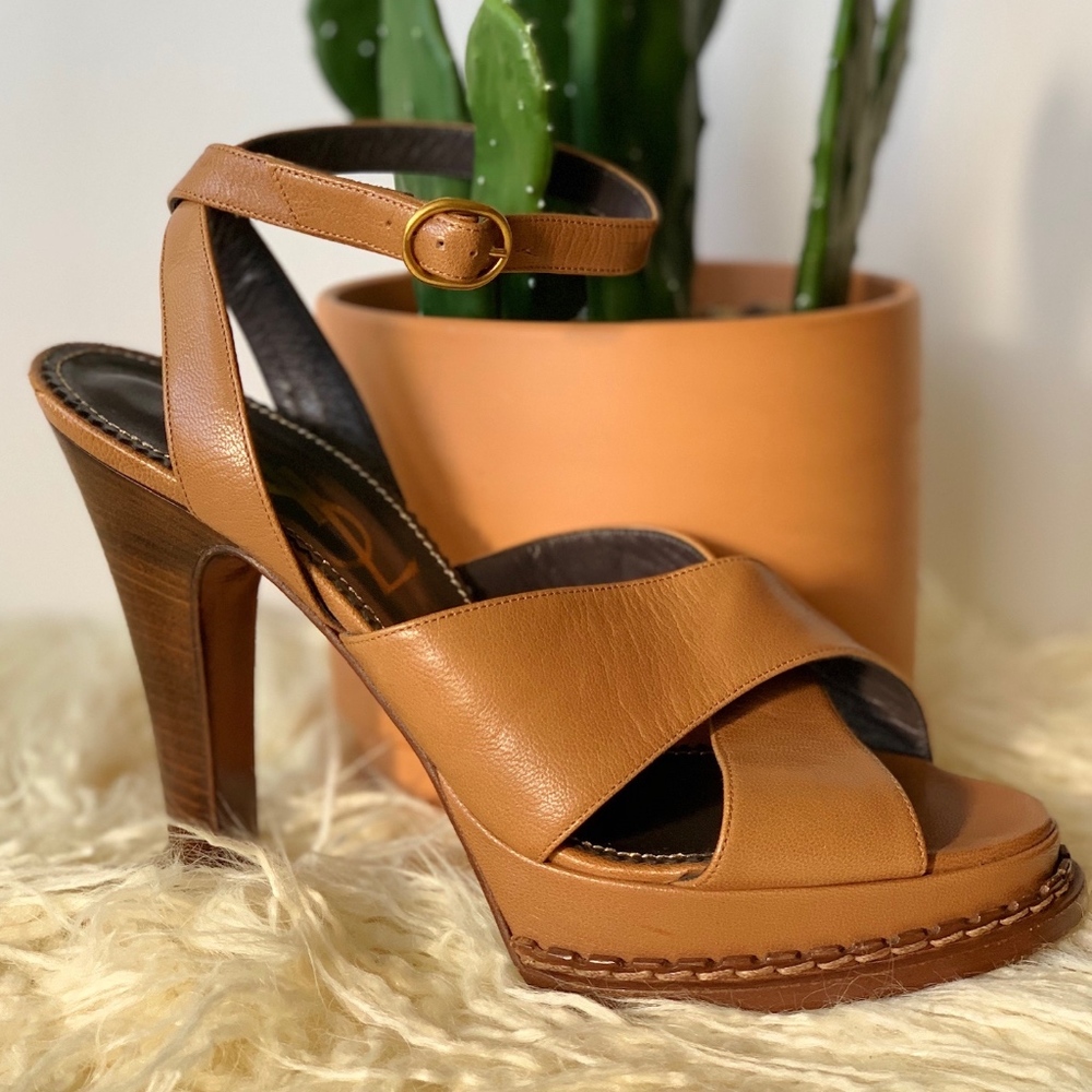 Tom Ford for YSL Gauche Platform Wrap Sandal